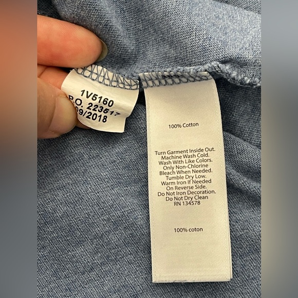 Vineyard Vines Blue Long Sleeves T-Shirt Size M - Picture 9 of 14